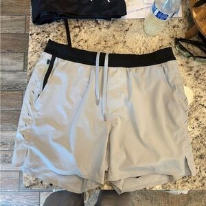 Ten Thousand Interval 5” Shorts
Light grey with liner.